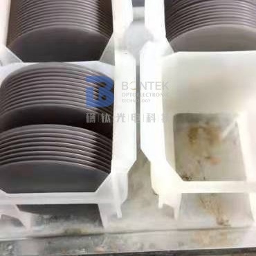 0.25mm 42 ° Y رقاقة تنتاليت الليثيوم لمحولات الطاقة الكهربائية الانضغاطية